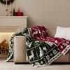 Super Soft Christmas Throw Blanket for Couch Bed, Fuzzy Fluffy