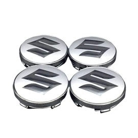 Car Wheel Center Cap, Suzuki, Universal, Wheel Cap, Swift, Jinny, MR Wagon, Alto, Ignise, Wagon R, Compatible with All Series, Car Hub Cap, Car Wheel Cover, Wheel Center Cap, Emblem Sticker, Car