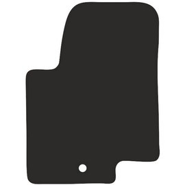 Wielganizator Car Mat - Fits Kia Soul I Crossover 2009-2013 - Velour - Car Accessories - Practical Car Mat - 1 Piece - Black