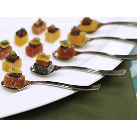 TABLECLOTHSFACTORY 180 Pcs - 5" Disposable Plastic Silver Dessert Coffee Spoons