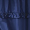 Stoneberry Home® Ruffled Shower Curtain Set Polyester Dark Sea