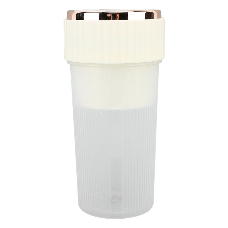 Blender Cup Beige 300ml 1500mAh USB Rechargeable Cordless 22000rpm Smoothie