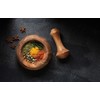 Ironwood Gourmet Olmec Mortar and Pestle, Acacia Wood