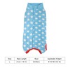 Dog Recovery Suit Blue Stars Pattern Prevents Licking Cotton Pet
