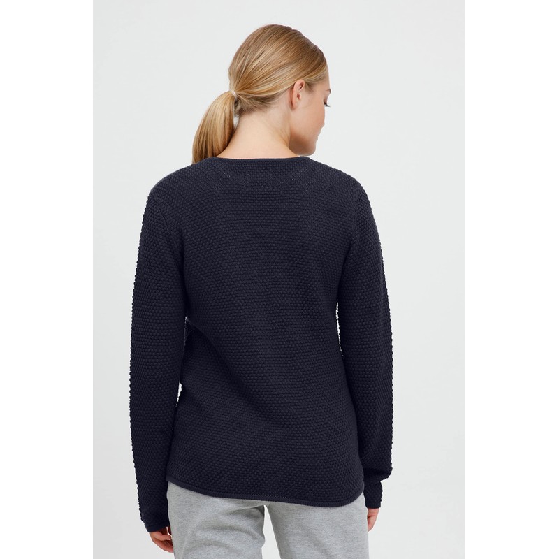 OXMO OXHelga Women's Fine Knit Cardigan Made of 100% Cotton,