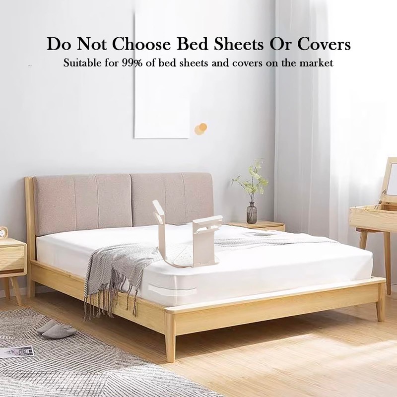 Senshuomy 4 pcs Bed Sheet Clips, Bed Sheet Holder With