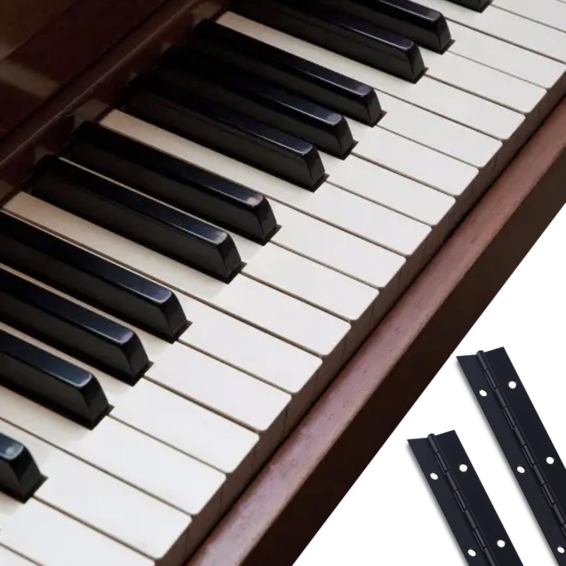 2PCS Heavy Duty Piano Hinge 24 Inch x 1.2 Inch