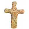 Calypso Studios Inc. 3" Comforting Clay Pocket Cross, Olive Wood
