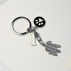 Garden Miller Key-ring Keychain,Cute Metal Small Dog Puppy Keychain Keyring