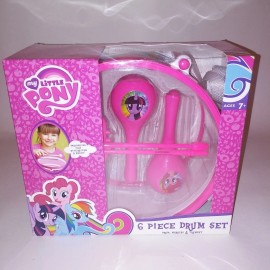 Hasbro My Little Pony 6 Piece Drum Set Maracas Trumpet Kids Toys Music