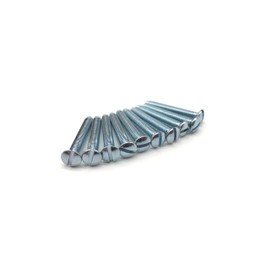 Jones DIY M3.5 Silver Electrical Socket Screws, 25mm, For Switches, Light Switch, Plug Sockets, 3.5mm x 25mm, (10)