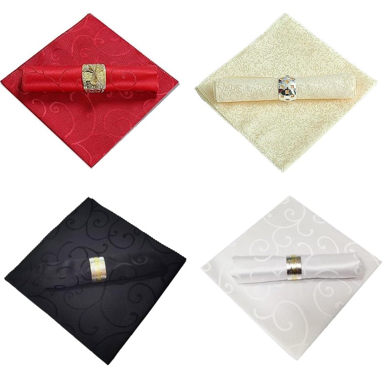 i-Sure Napkins (Pack of 4) (White)