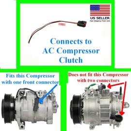 fits Dodge Chrysler AC Compressor Clutch Connector Pigtail Plug Harness Wiring