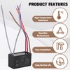 Podoy Ceiling Fan Capacitor CBB61 5 Wire for Compatible with