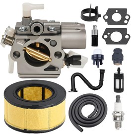 Carburetor Tune Up Kit Compatible with Stihl MS251 MS251C MS251CBE MS231 MS231C Chainsaw Parts Fits for Walbro WTF-9,Zama C1Q-S295 Carb