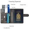 WALNEW RFID Blocking Passport Holder Travel Wallet Cover Case