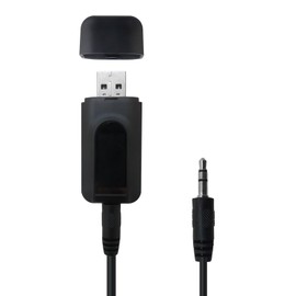 Upgraded Bluetooth 5.0 Transmitter Receiver 2 IN 1 Wireless Audio Adapter - 3.5mm USB Aux with HIFI Sound Quality & 10M Range, Noise Reduction, DC/5V Input NEW