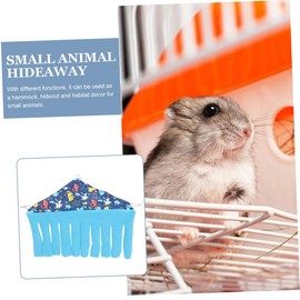 Sosoport 2 Pack Small Pet Guinea Pig Cage Corner Bed Soft Hammock Bunny Hamster Corner Hideaway Safe Comfortable