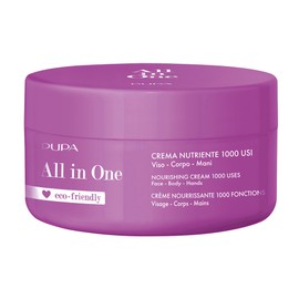 PUPA, All In One Cream Nutriente 1000 USI VISO Corpo Mani Vaso, 350 ml.