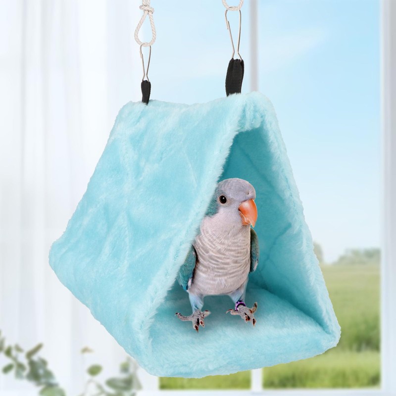 Wontee Bird Nest House Warm Bird Bed Hanging Hammock Snuggle