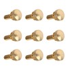 50Pcs Flat Knurled Thumb Screw Wring Round Head Pure Copper