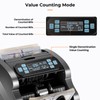 MUNBYN IMC07 Money Counter Machine Count Value, UV/MG/IR/MT/DD, USD/EUR Bill