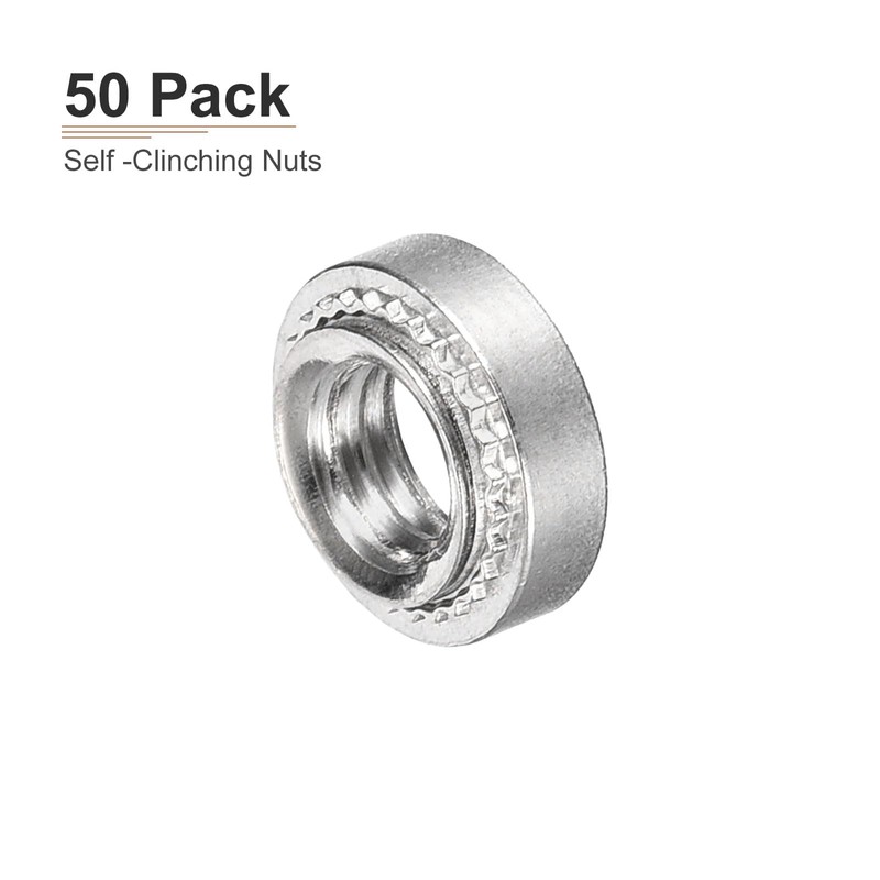 DTGN #10 32 x 0.14"(DxL) Clinching Rivet Nut Fasteners 50