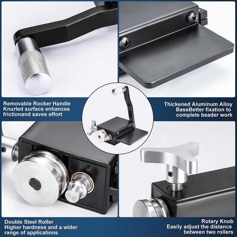 Bead Roller Tube Pipe Tubing Beader Tool for Intake and