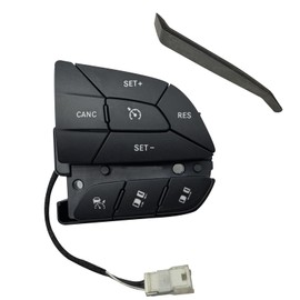 Steering Wheel Cruise Control Switch Fit for Dodge Durango Jeep Grand Cherokee 2014-2021 Replace 68245338AA 68159640AB 68159640AC Right Side Black with Removal Tool Memiuyelay