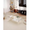 solaround Acrylic Coffee Table for Living Room Clear Rectangle Lucite