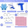 Dexpinzo Reusable Ear Piercing Gun Kit Professional Ear Nose Piercing