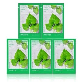 Innisfree Energy Mask Houttuynia cordata 5 packs / 이니스프리 에너지 마스크 어성초 5개
