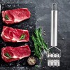 Oumefar Stainless Steel Meat Tenderizer Roller Beef Steak Chicken Mallet