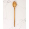 Italian Olive Wood Cooking Spoon, Handcrafted in Europe, 12-Inch