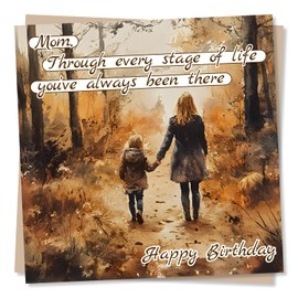 Nokular Happy Birthday to A Special Mom - Through Every Stage of Life You've Always Been There - Happy Birthday Mom - For my Amazing Mother