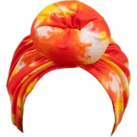 TouchUps Hair Bun Cap Hair Protection Head Wrap Hairbun Cap Wrap African Turban Pattern Headwrap Headscarfs