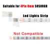 DAYBETTER Led Strip Connector Kit for 2835 8mm 4 Pin,