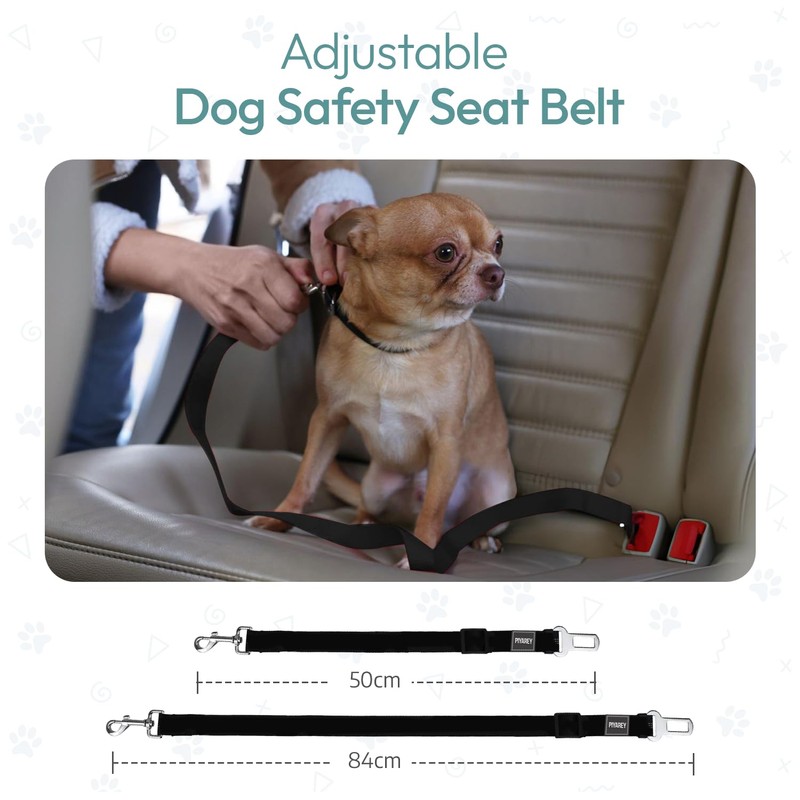Adjustable Car Seat Belt for Pets - Dog & Cat