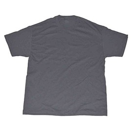 Shaka Men's Pack of 6 Super Max Heavy Cotton T-Shirt Small (Graphite)