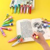 50Pcs 4-in-1 Multicolor Ballpoint Pens All In One Mini Cute