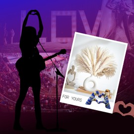 MHOOW Heart Hands Sculpture Decor for Bedroom Living Room Bookshelf Table, Aesthetic Modern Love Finger Heart Hands Statues, Boho Wedding Home Decor Accessories (Fluid Yellow+Blue+White)