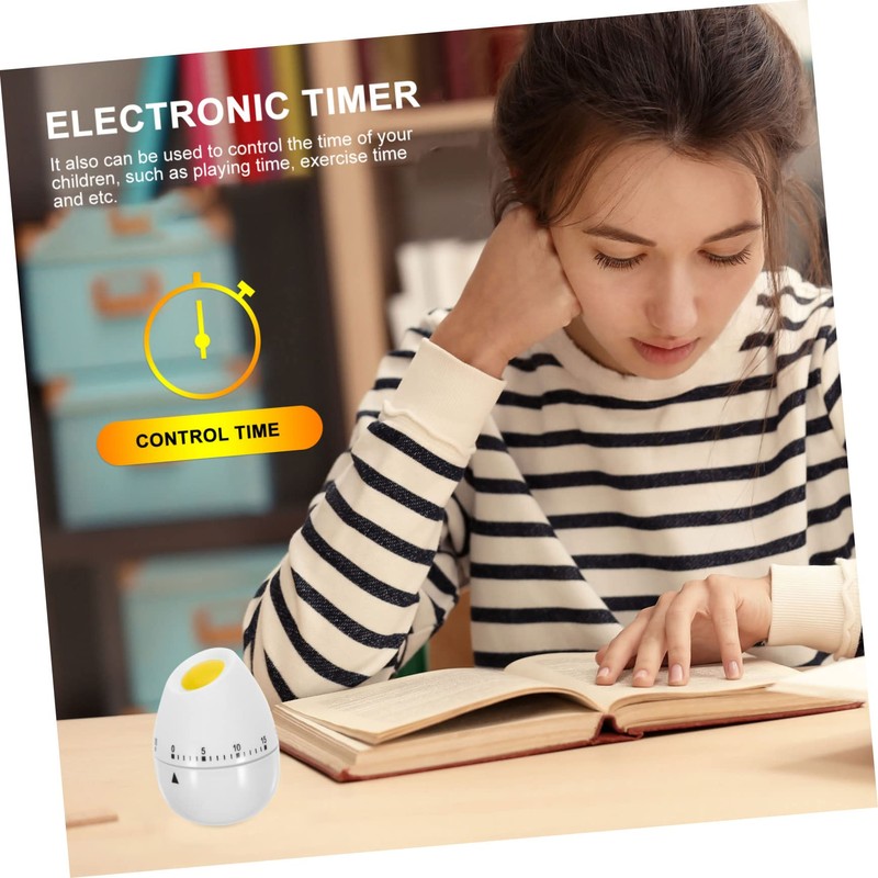 BIUDECO Egg Timer Countdown Manual Kitchen Timer for Cooking Safe