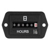 Yooreal DC 6-80V Mechanical Hour Meter Gauge,No Battery Hourmeter for