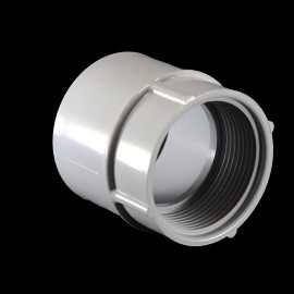 CANTEX 5140053 Standard Conduit Adapter, 5 in, Female Thread, PVC