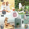 abcmilz 17L Cleaning Caddy with Handle, Cleaning Supplies Organizer, Foldable