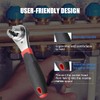 CMTOOL Adjustable Ratchet Wrench Kit for 6-22mm Screw, Portable Adjustable