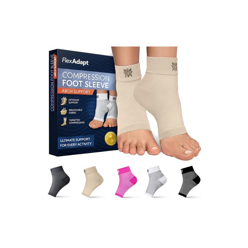 Bitly FlexAdapt Plantar Fasciitis Compression Socks for (1 Pair) –
