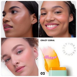 Sephora Color Twister Color Changing Oil-in-Stick for Lip & Cheek *Crazy Coral*