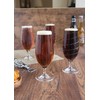 Mikasa 'Cheers' Beer Glasses/Craft Beer Glass Set with Decorative Etching,