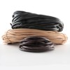 esnado Leather Cord, Leather Cord, Leather Strap, 5 m, Round,